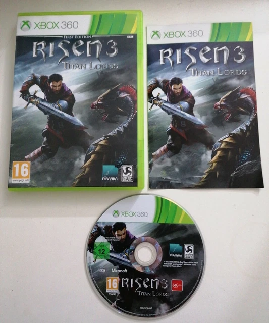 Jeu rare XBOX 360 Risen 3 Titan Lords Complet FR TBE