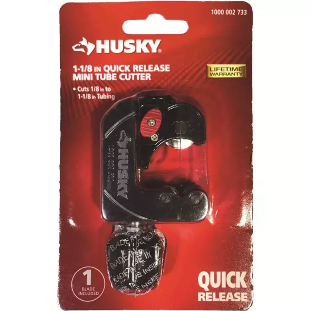 Husky Quick Release 1-1/8 in. Mini Tube Cutter