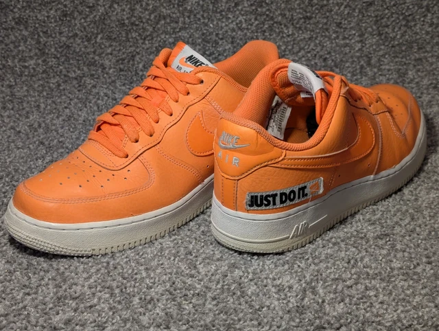NIKE AIR FORCE '07 LV8 JDI Leather Total Orange Mens Uk8 Us