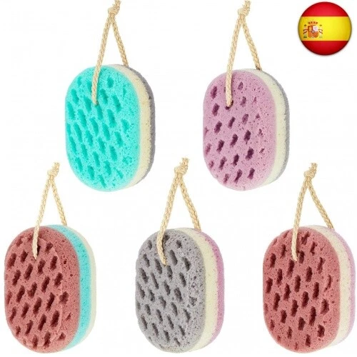5 Piezas Esponja Suave de Baño Esponja Corporal Suave y Calmante Esponja de
