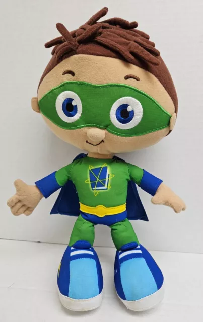 2009 Super Why Talking Wyatt Plush 12” Doll Save the Day Green