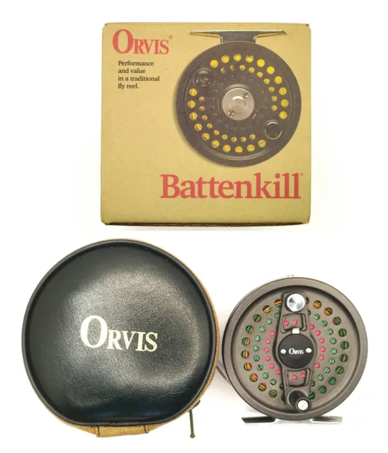 ORVIS BATTENKILL MID Arbor IV #6/7/8 Fly Fishing Reel Loaded With WF-8-F  Line £115.00 - PicClick UK