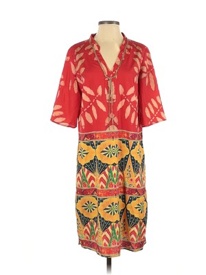 Vicky And Lucas Women Red Casual Dress S