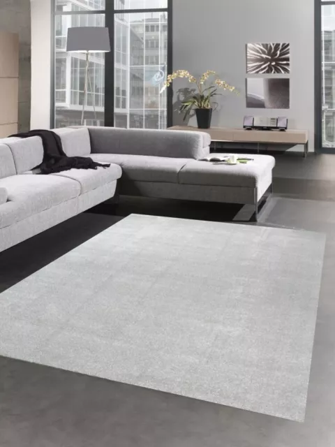 Modern tapis carpette du salon monocouche uni gris