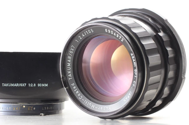 NEAR MINT】PENTAX SMC TAKUMAR 6x7 105mm f/2.4 Lens for 67