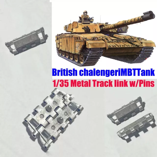 1/35 British Challenger 1(MK.3) MBT Lead-tin Alloy Track Links w/Steel Pins