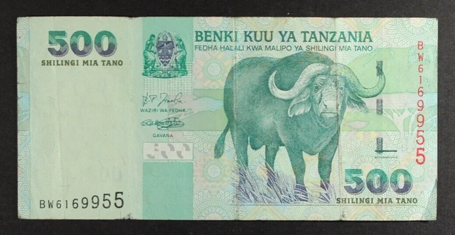 TANZANIA 500 Shillings ND(2003) P 35a