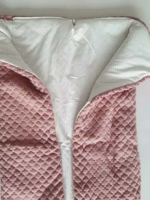 Neugeborenes Baby Swaddle Wrap für Alter 0-12 Monate rosa neu kostenlose P&P UK Verkäufer 3