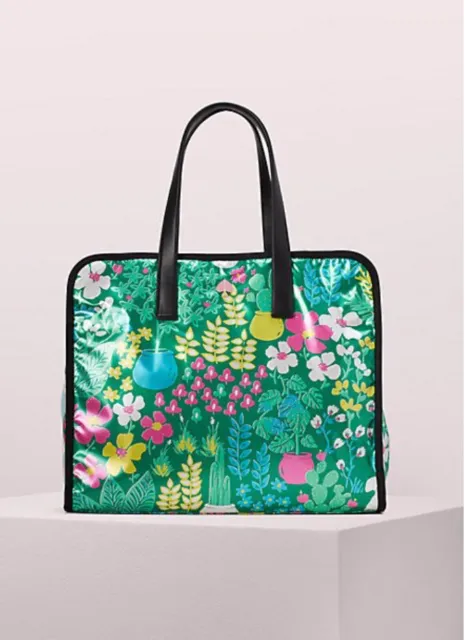 Kate Spade Morley Garden Posy Large Tote Verona Green NWT!