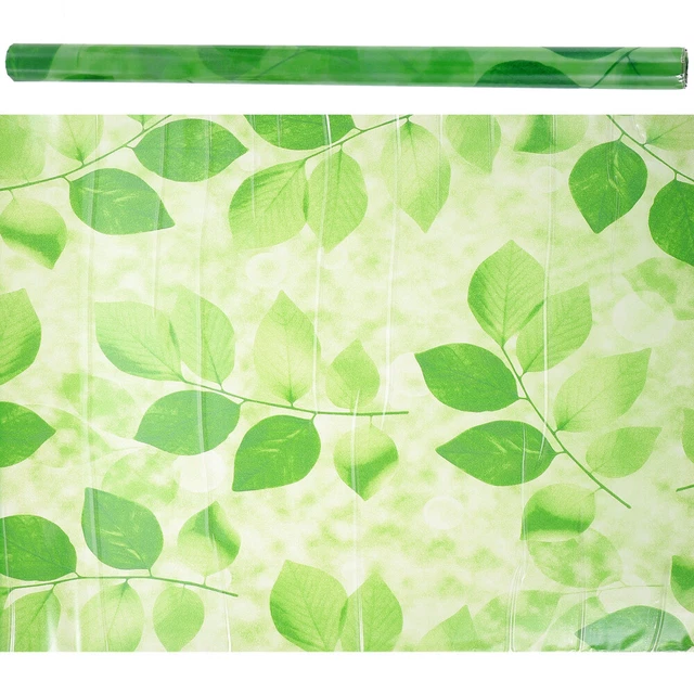 Lámina de ventana mate Green Leaf pegatina de ventana lámina de vidrio oficina bebé