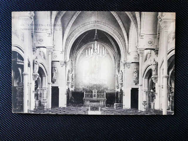CPA 95 ENGHIEN-LES-BAINS - Intérieur de l'Eglise