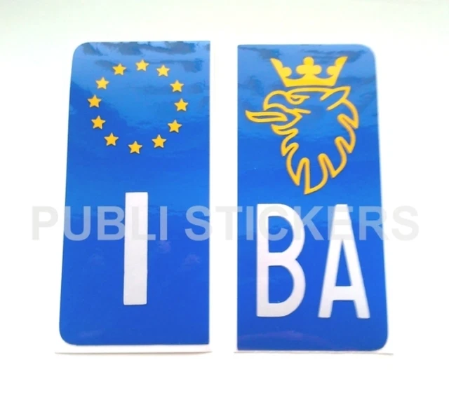 Adesivi Per Targa Auto Dipartimento 61 Con Logo Regione Normandia – Set Da 2 Adesivi In Vinile HD, 45x100 Mm, Fabbricazione Francese, Colore Nero - 5