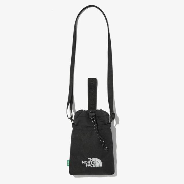 The North Face Simple String Bag Mini Unisex Sports Travel Pouch Black NN2PP08M