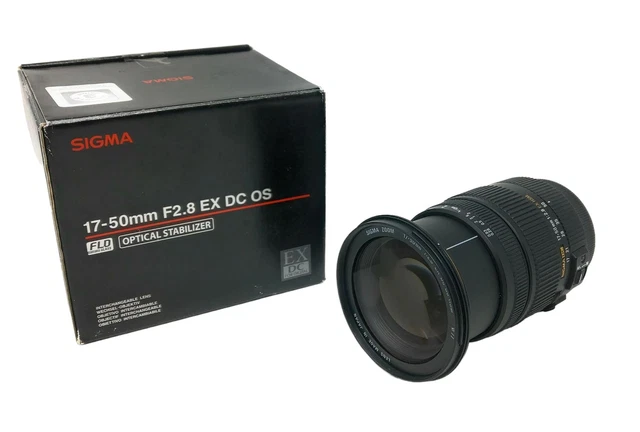 Sigma 17-50 mm F2,8 EX DC OS HSM Objektiv 77mm für Canon Objektivbajonett