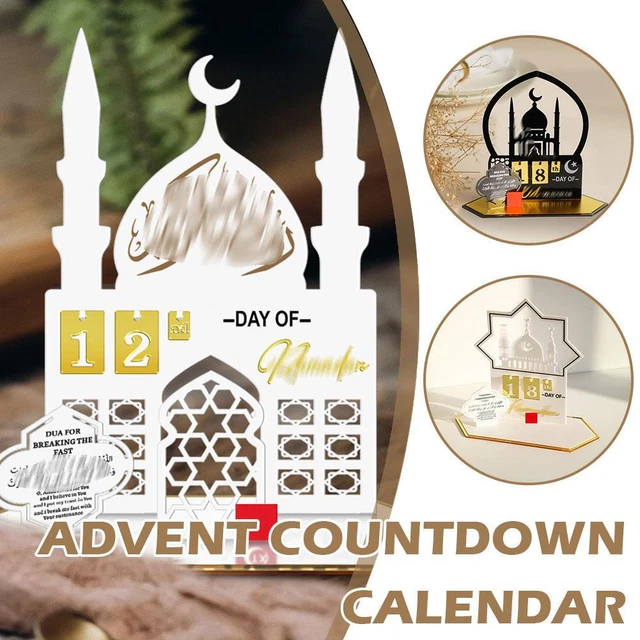 Calendario per il conto alla rovescia dell'Avvento Ramadan in