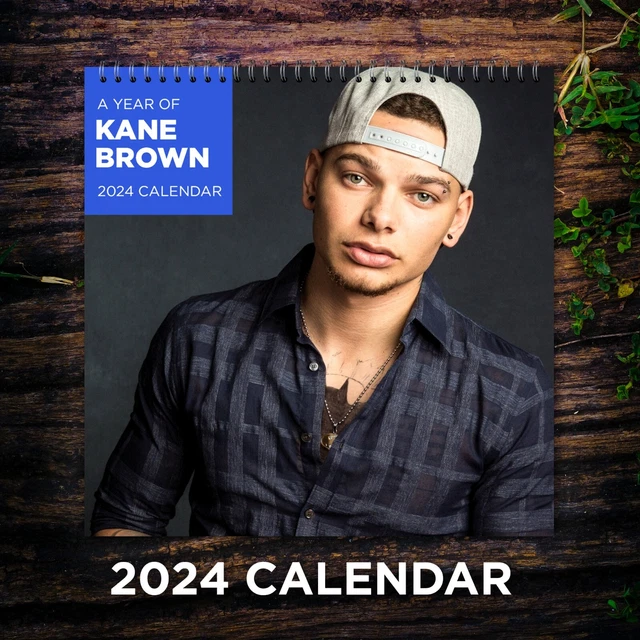 KANE BROWN CALENDAR 2025, Kane Brown 2025 Celebrity Wall Calendar 24.