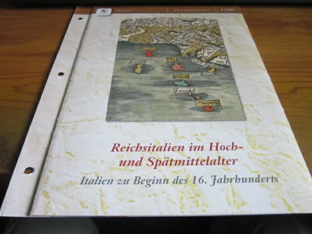 Dtsch.Geschichte in Historischen Karten 1200 Reichsitalien Hoch-Spätmittelalter