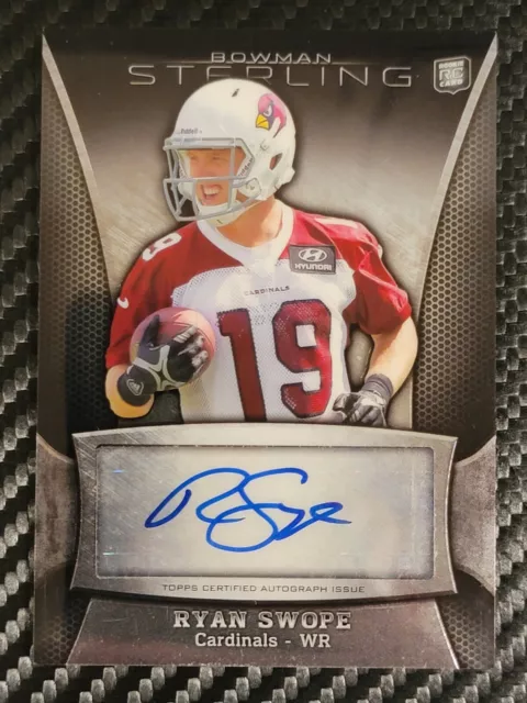 2013 Bowman Sterling Football AUTO #BSA-RS Ryan Swope Arizona Cardinals