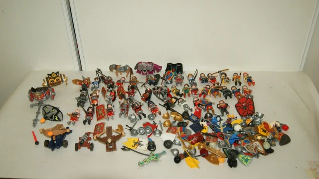 PLAYMOBIL LOT 3 Chevaliers occasion EUR 8,00 - FR