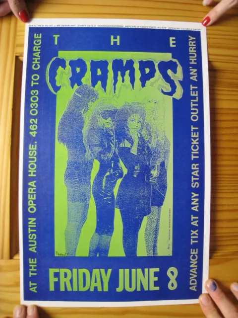 The Cramps Poster June 8 Austin Opera House Punk Rock
