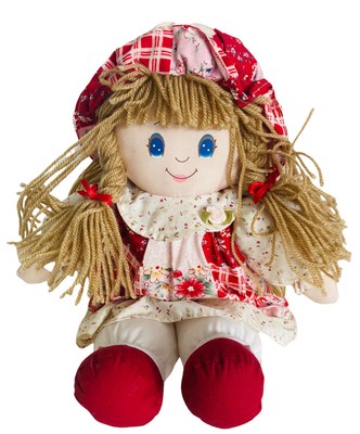 Vintage Berkertex Rag Doll Red 17