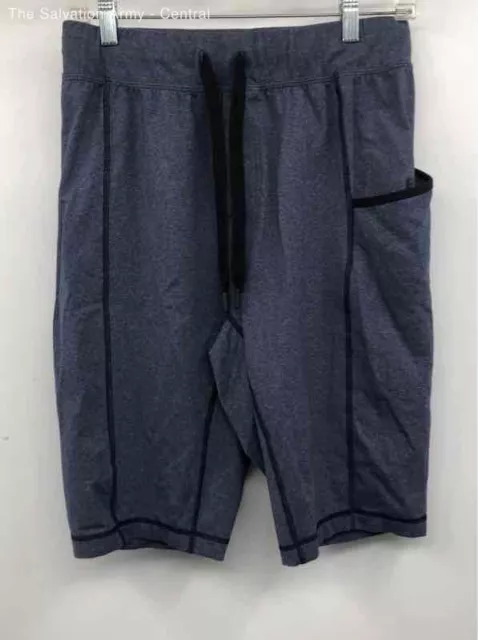 Lululemon Mens Blue Heather Drawstring Running Athletic Shorts Size Small