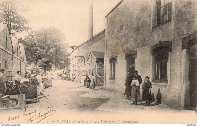 91 - PUSSAY - S10921 - La Fabrique de Chaussons - En l'�tat Pli - L1