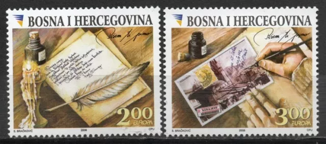 Bosnie YT 587-588 neuf sans charnière XX MNH Europa 2008
