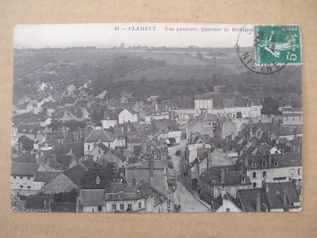 Cpa Clamecy (58) General View, Bethleem District