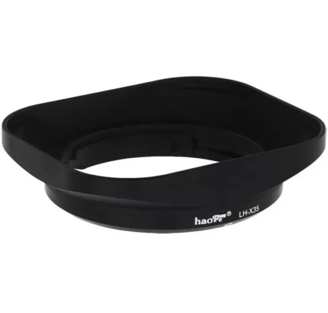 Haoge LH-X35 Bayonet Square Metal Lens Hood for Fujifilm Fujinon XF35mm