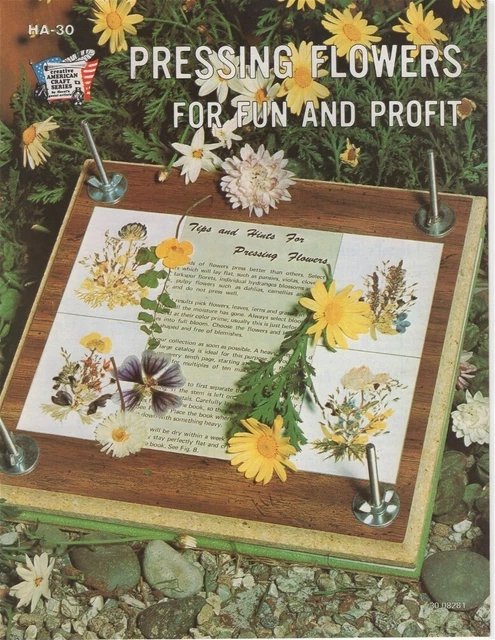 1975 Prensing Flowers for Fun and Profit de Joyce Bennett HA-30 de colección