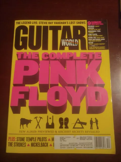 Guitar World Magazine December 2001 The Complete Pink Floyd W/ Poster