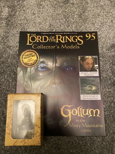 EAGLEMOSS Lord Of The Rings Collectors Model # 95 Gollum + Magazine