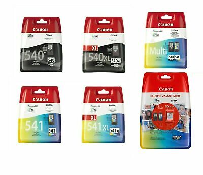 Genuine Canon PG-540/540XL Black CL-541/541XL Colour Ink Cartridges For TS5150