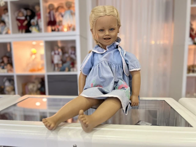 Poupée Annette Himstedt Fatou - 60 Cm - Poupée D'artiste Collection - État Parfait