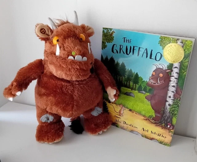 THE GRUFFALO 12& Talking Plush Julia Donaldson+Story Book Doll Toy Soft