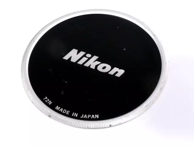 Nikon 72N Metal Front Lens Cap 72mm Screw-in LF-1 F Mount Rear Lens Cap /One set 2