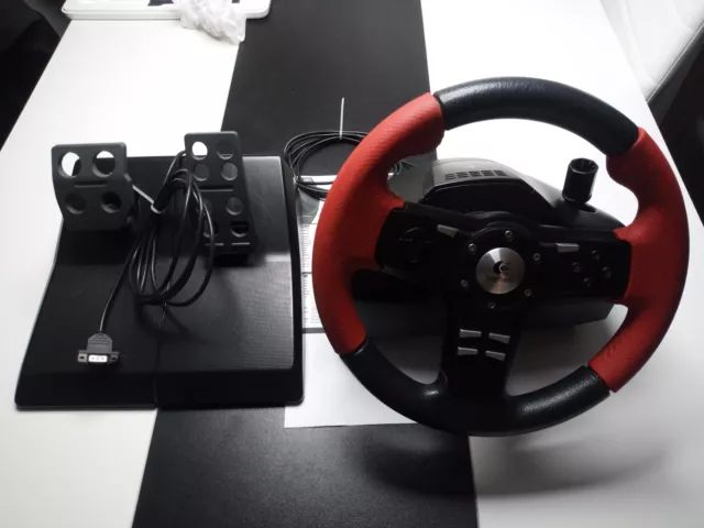 PS2 - Lenkrad / Racing / Steering Wheel mit Pedale Driving Force EX  [Logitech] (gebraucht) | Konsolenkost
