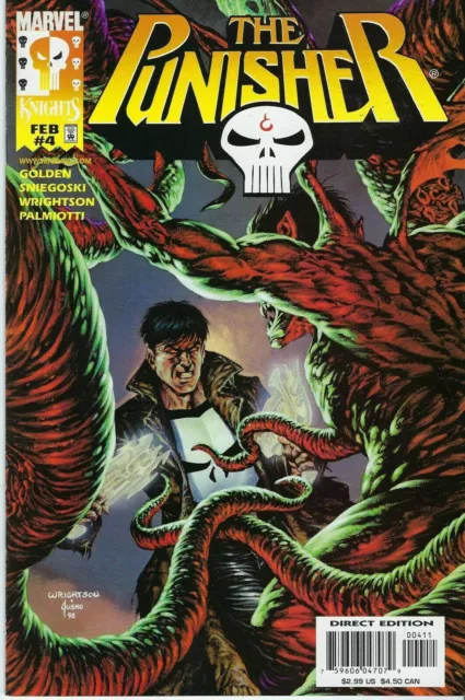 The Punisher #4  Marvel Knights Comic Book 1998 VF