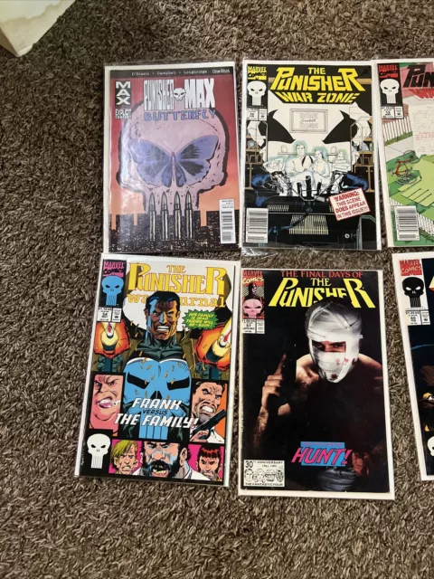 Marvel Comics lot: Punisher Max LOT OF 10 All NM/M