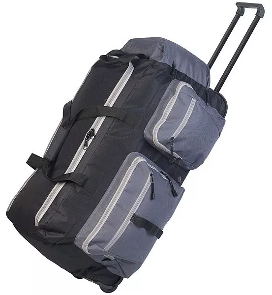 Sac de voyage pliable XL 72 L avec fonction trolley et poignée télescopique - X