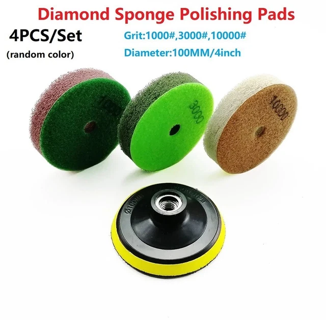 Cuscinetti lucidanti basalto diamante spugna cuscinetti lucidanti adatti per pietre più morbide