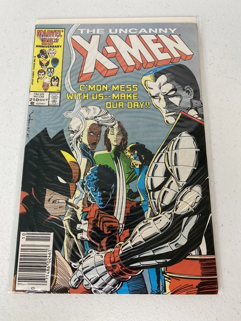 The Uncanny X-Men #210, 1986, Marvel Comics) Newsstand