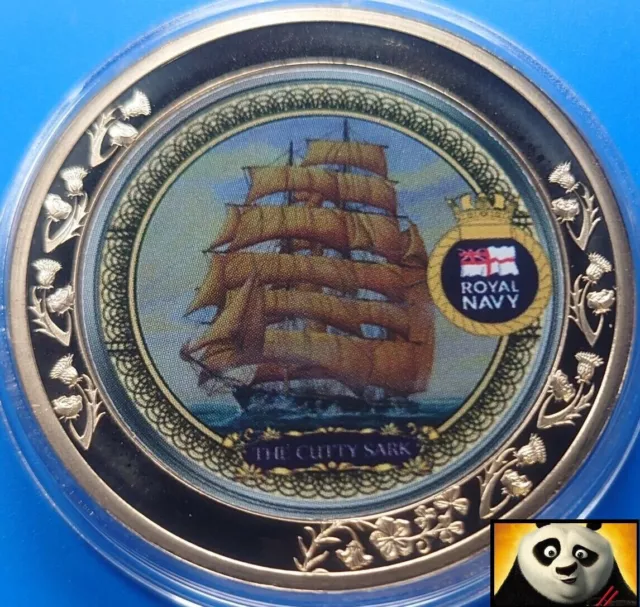 2020 Ships of the Royal Navy CUTTY SARK 40mm Commemorative Coin Medal