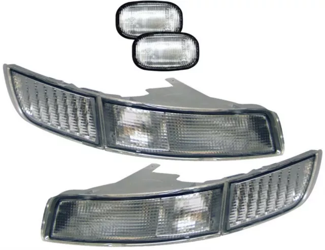 Clear Front Indicators & Side Repeaters - Fits Toyota Mr2 Mk2 Sw20