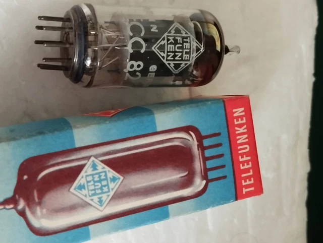 One GZ34 Philips rectifier valve, tested NOS tube, code f32 One GZ34 Philips rectifier valve, tested NOS tube, code f32