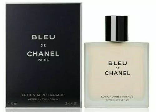 BLEU DE CHANEL for Men 3.4oz / 100ml After Shave Lotion NEW IN