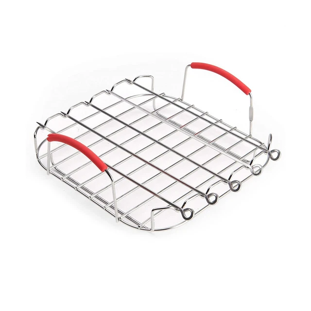 GRIGLIA AIRFRYER IN acciaio inox, 8 pollici, versatile griglia quadrata