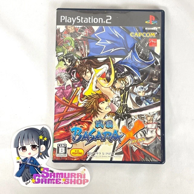 PS2 Sengoku Basara X Cross Capcom Japanese Language Edition Used Vintage Games