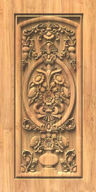 (35)STL Model Door for CNC Router 3D Printer Artcam Aspire Bas Relief free ship